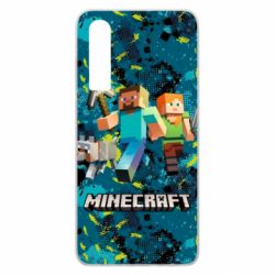 Чохол для Huawei P30 Minecraft Steve Alex And Dog - PrintSalon