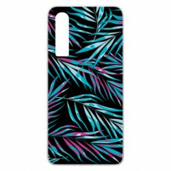 Чохол для Huawei P30 Neon Palm Leaves - PrintSalon