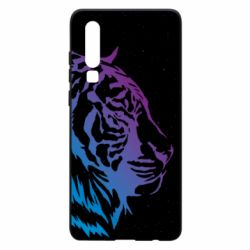 Чохол для Huawei P30 Neon Tiger - PrintSalon
