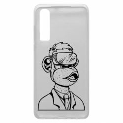 Чехол для Huawei P30 Обезьяна в виртуальных очках - PrintSalon