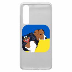 Чехол для Huawei P30 Патрон на фоне флага - PrintSalon