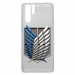 Чехол для Huawei P30 Pro Attack Titan Survey Corps Logo 3D - PrintSalon