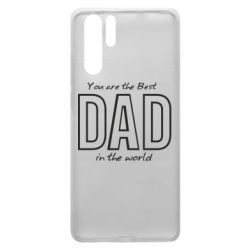 Чохол для Huawei P30 Pro Best dad text - PrintSalon