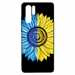 Чехол для Huawei P30 Pro Большой подсолнух Украина - PrintSalon