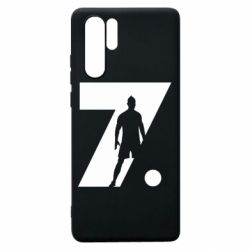 Чехол для Huawei P30 Pro Cristiano Ronaldo Silhouette Art - PrintSalon