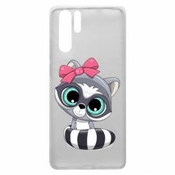 Чехол для Huawei P30 Pro Cute raccoon - PrintSalon