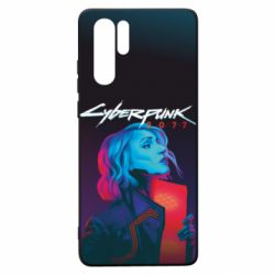 Чохол для Huawei P30 Pro Cyberpunk Girl Portrait - PrintSalon
