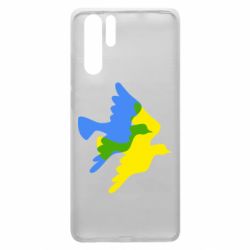Чехол для Huawei P30 Pro Dove flag of Ukraine - PrintSalon