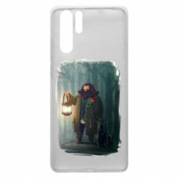 Чехол для Huawei P30 Pro Хагрид в лесу - PrintSalon