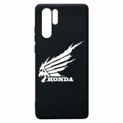 Чехол для Huawei P30 Pro Honda skull - PrintSalon
