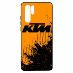 Чехол для Huawei P30 Pro KTM and grunge background - PrintSalon