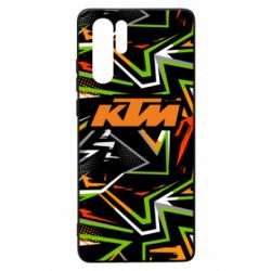 Чохол для Huawei P30 Pro KTM orange logo - PrintSalon