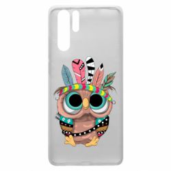 Чехол для Huawei P30 Pro Little owl with feathers - PrintSalon