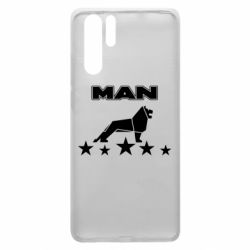 Чехол для Huawei P30 Pro Man lion and stars - PrintSalon