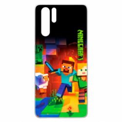 Чехол для Huawei P30 Pro Майнкрафт - PrintSalon