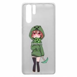 Чехол для Huawei P30 Pro Minecraft anime - PrintSalon