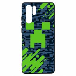 Чехол для Huawei P30 Pro Minecraft Creeper - PrintSalon