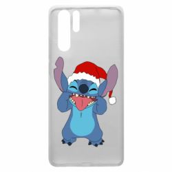 Чехол для Huawei P30 Pro Новогодний Стич - PrintSalon