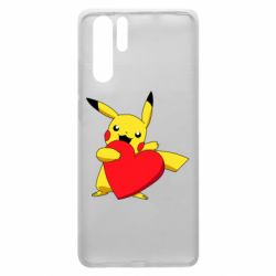 Чехол для Huawei P30 Pro Pikachu Heart - PrintSalon