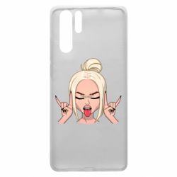 Чехол для Huawei P30 Pro Punk Girl - PrintSalon