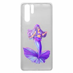 Чехол для Huawei P30 Pro Purple Mermaid Barbie - PrintSalon