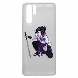 Чехол для Huawei P30 Pro Sasuke with katana - PrintSalon