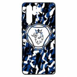 Чохол для Huawei P30 Pro Scania logo and grunge - PrintSalon