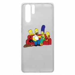 Чехол для Huawei P30 Pro Simpsons At Home - PrintSalon