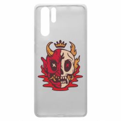 Чехол для Huawei P30 Pro Skull face - PrintSalon