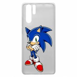 Чехол для Huawei P30 Pro Sonic with smile - PrintSalon