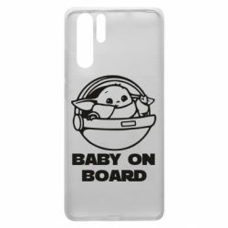 Чехол для Huawei P30 Pro Вaby on board - PrintSalon