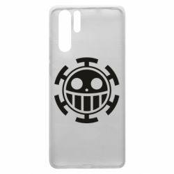 Чехол для Huawei P30 Pro Ван Пис флаг Трафальгара - PrintSalon