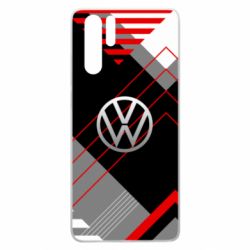 Чехол для Huawei P30 Pro Volkswagen logo and abstraction - PrintSalon