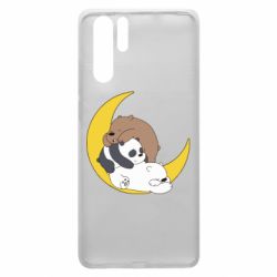 Чехол для Huawei P30 Pro We bare bears sleep - PrintSalon