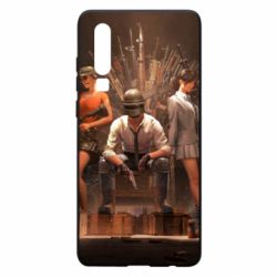 Чехол для Huawei P30 Pubg on the throne - PrintSalon