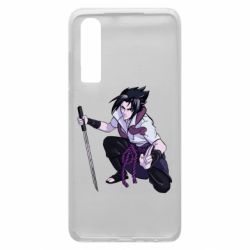 Чехол для Huawei P30 Sasuke with katana - PrintSalon