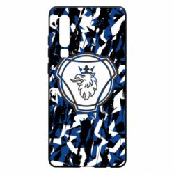 Чохол для Huawei P30 Scania logo and grunge - PrintSalon