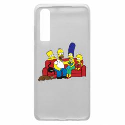 Чехол для Huawei P30 Simpsons At Home - PrintSalon