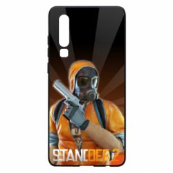 Чехол для Huawei P30 Standoff 2 Terrorist in a gas mask - PrintSalon