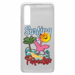 Чехол для Huawei P30 Surfing Paradise Flamingo - PrintSalon