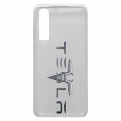 Чехол для Huawei P30 Tesla Car logo - PrintSalon