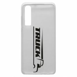 Чехол для Huawei P30 Truck simple art - PrintSalon