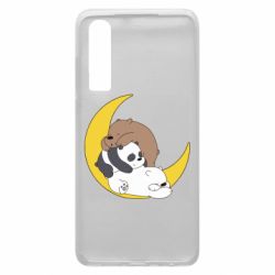 Чехол для Huawei P30 We bare bears sleep - PrintSalon