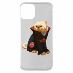 Чехол для iPhone 11 Akatsuki angry cat - PrintSalon