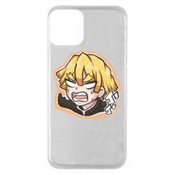 Чехол для iPhone 11 Angry Zenitsu Agatsuma - PrintSalon