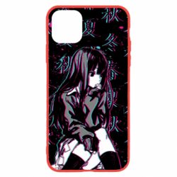 Чехол для iPhone 11 Anime Girl Glitch