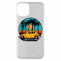 Чехол для iPhone 11 Car and sunset - PrintSalon