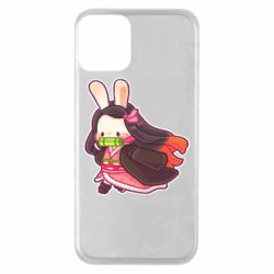 Чехол для iPhone 11 Chibi Bunny Kamado Nezuko - PrintSalon