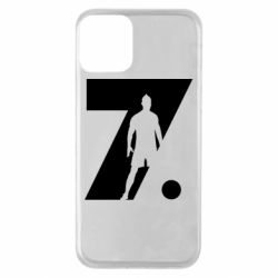 Чехол для iPhone 11 Cristiano Ronaldo Silhouette Art - PrintSalon
