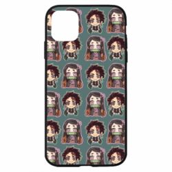 Чехол для iPhone 11 Cute Tanjiro with Nezuko - PrintSalon